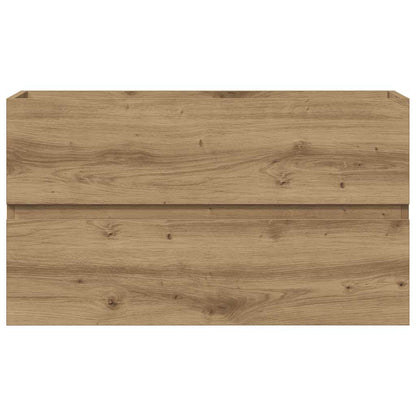 vidaXL Sink Cabinet Artisian Oak 90x38,5x45 cm Engineered Wood