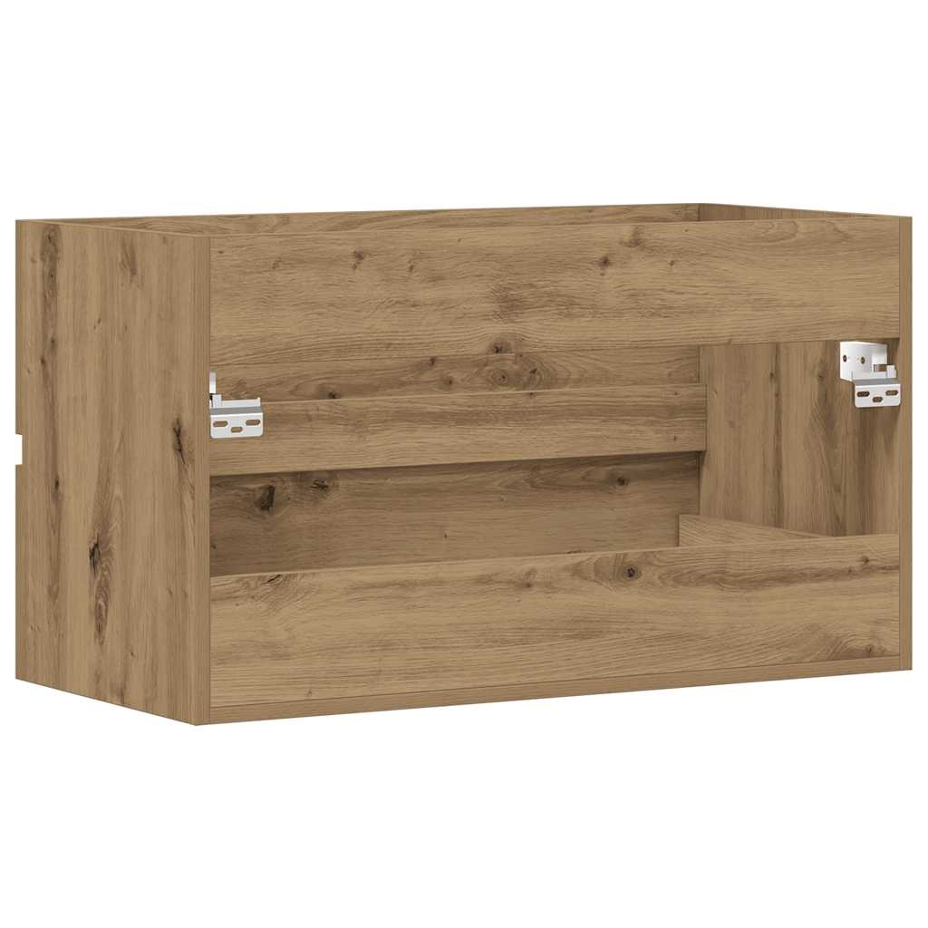 vidaXL Sink Cabinet Artisian Oak 90x38,5x45 cm Engineered Wood