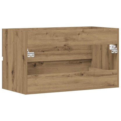vidaXL Sink Cabinet Artisian Oak 90x38,5x45 cm Engineered Wood