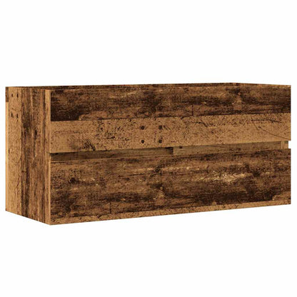 vidaXL Sink Cabinet Old Wood 100x38,5x45 cm Engineered Wood