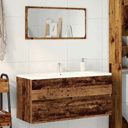 vidaXL Sink Cabinet Old Wood 100x38,5x45 cm Engineered Wood