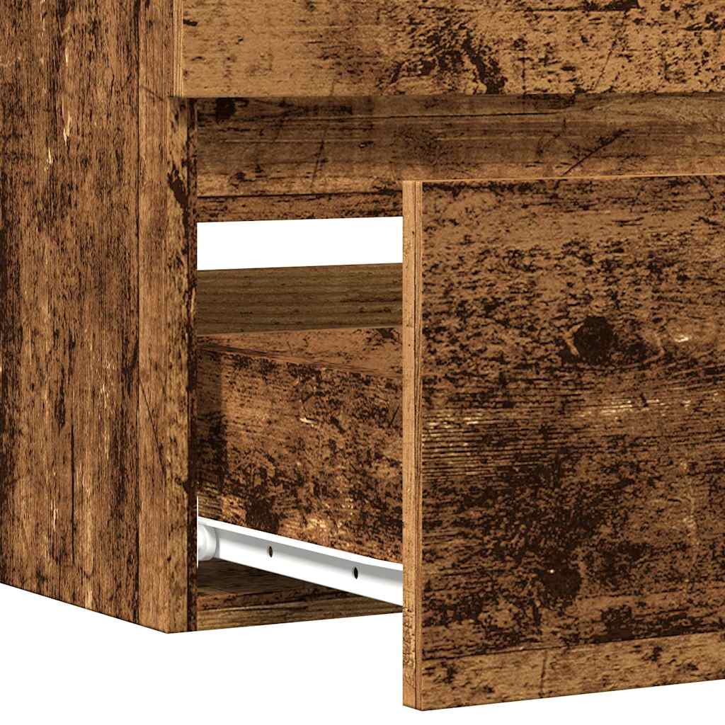 vidaXL Sink Cabinet Old Wood 100x38,5x45 cm Engineered Wood