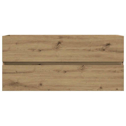 vidaXL Sink Cabinet Artisan Oak 100x38.5x45 cm Engineered Wood