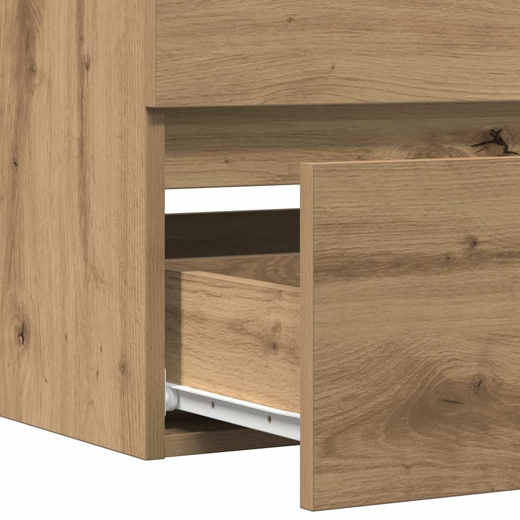 vidaXL Sink Cabinet Artisan Oak 100x38,5x45 cm Engineered Wood
