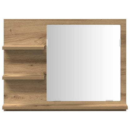 vidaXL Bathroom Mirror Cabinet Artisan Oak 60x10.5x45 cm