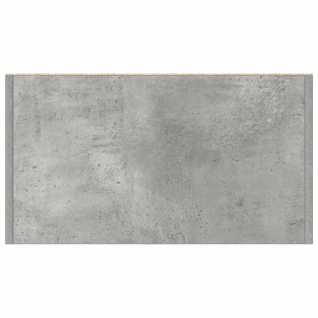 vidaXL Bathroom Cabinet Concrete Grey 60x33x80 cm Engineered Wood