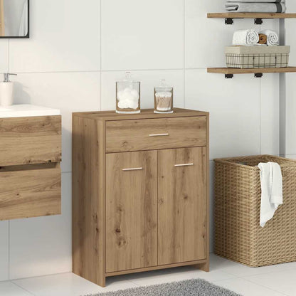 vidaXL Bathroom Cabinet Artisan Oak 60x33x80 cm Engineered Wood