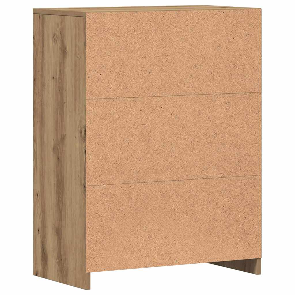 vidaXL Bathroom Cabinet Artisan Oak 60x33x80 cm Engineered Wood