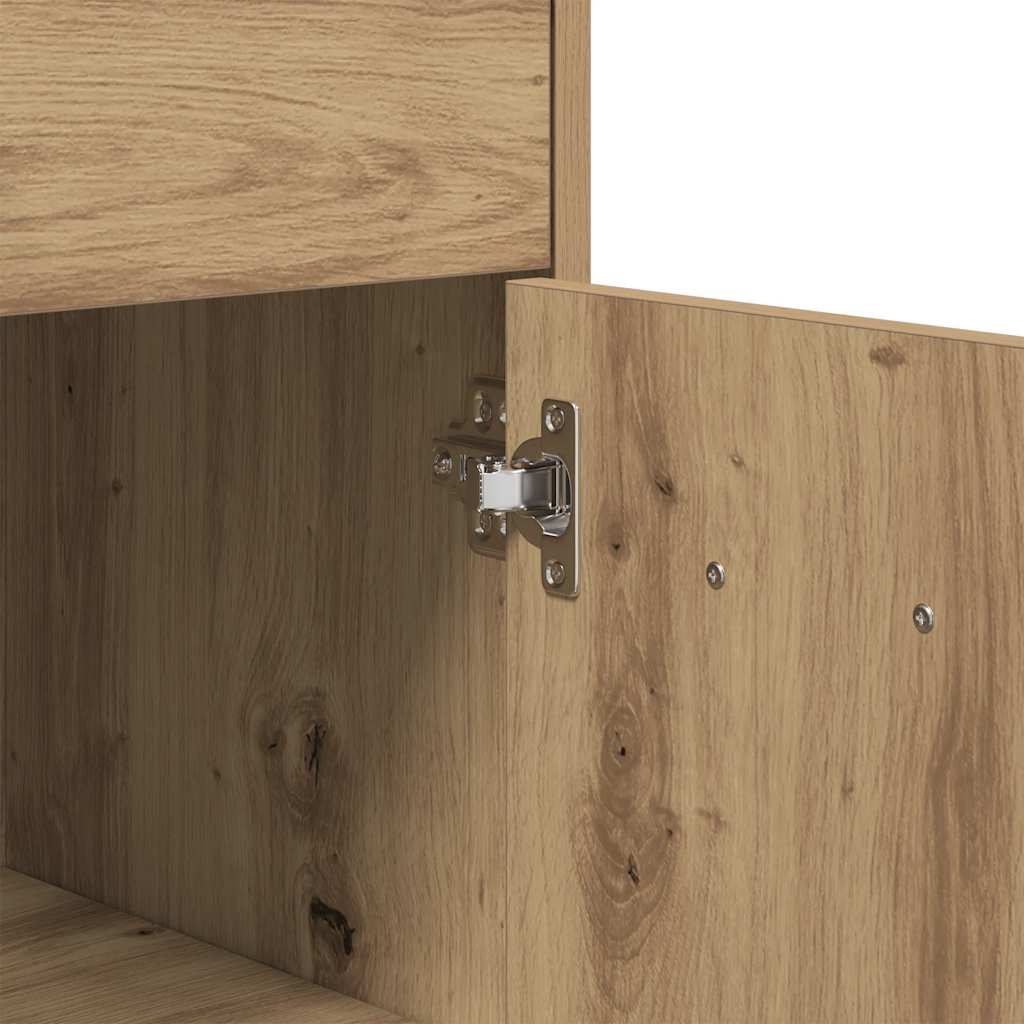 vidaXL Bathroom Cabinet Artisan Oak 60x33x80 cm Engineered Wood