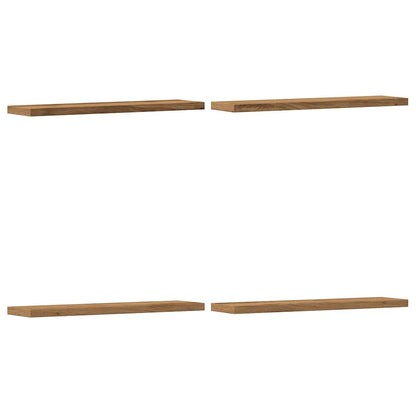 vidaXL Wall Shelves 4 pcs Artisan Oak 40x10x1,5 cm Engineered Wood