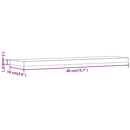 vidaXL Wall Shelves 4 pcs Artisan Oak 40x10x1,5 cm Engineered Wood
