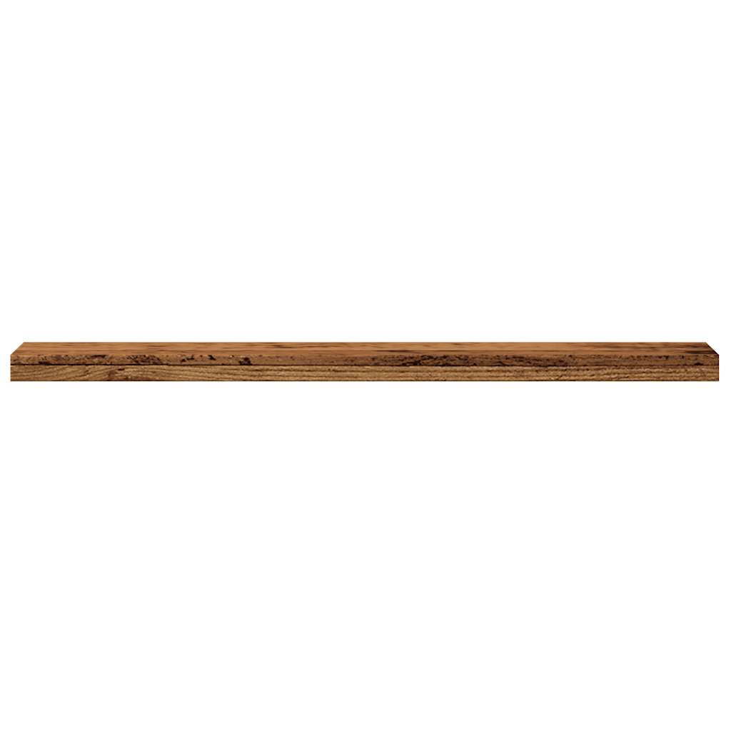 vidaXL Wall Shelves 4 pcs Old Wood 40x20x1,5 cm Engineered Wood