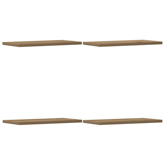 vidaXL Wall Shelves 4 pcs Artisan Oak 40x20x1,5 cm Engineered Wood