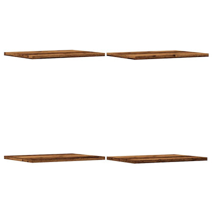 vidaXL Bookshelf Boards 4 pcs Old Wood 40x30x1,5 cm Engineered Wood