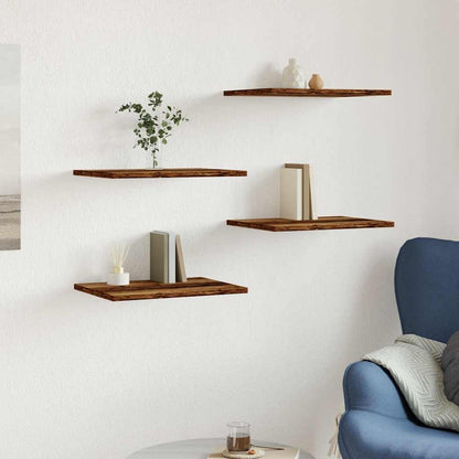 vidaXL Bookshelf Boards 4 pcs Old Wood 40x30x1,5 cm Engineered Wood