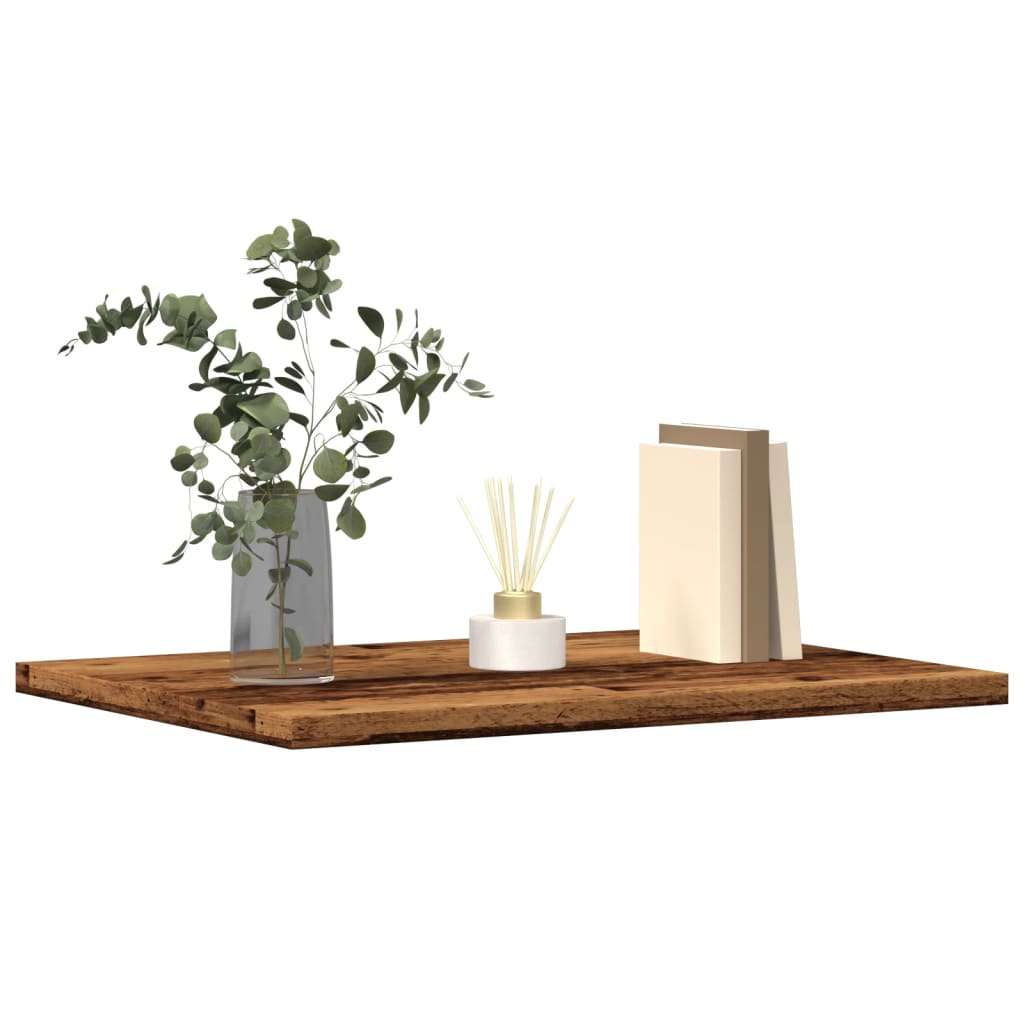 vidaXL Bookshelf Boards 4 pcs Old Wood 40x30x1,5 cm Engineered Wood