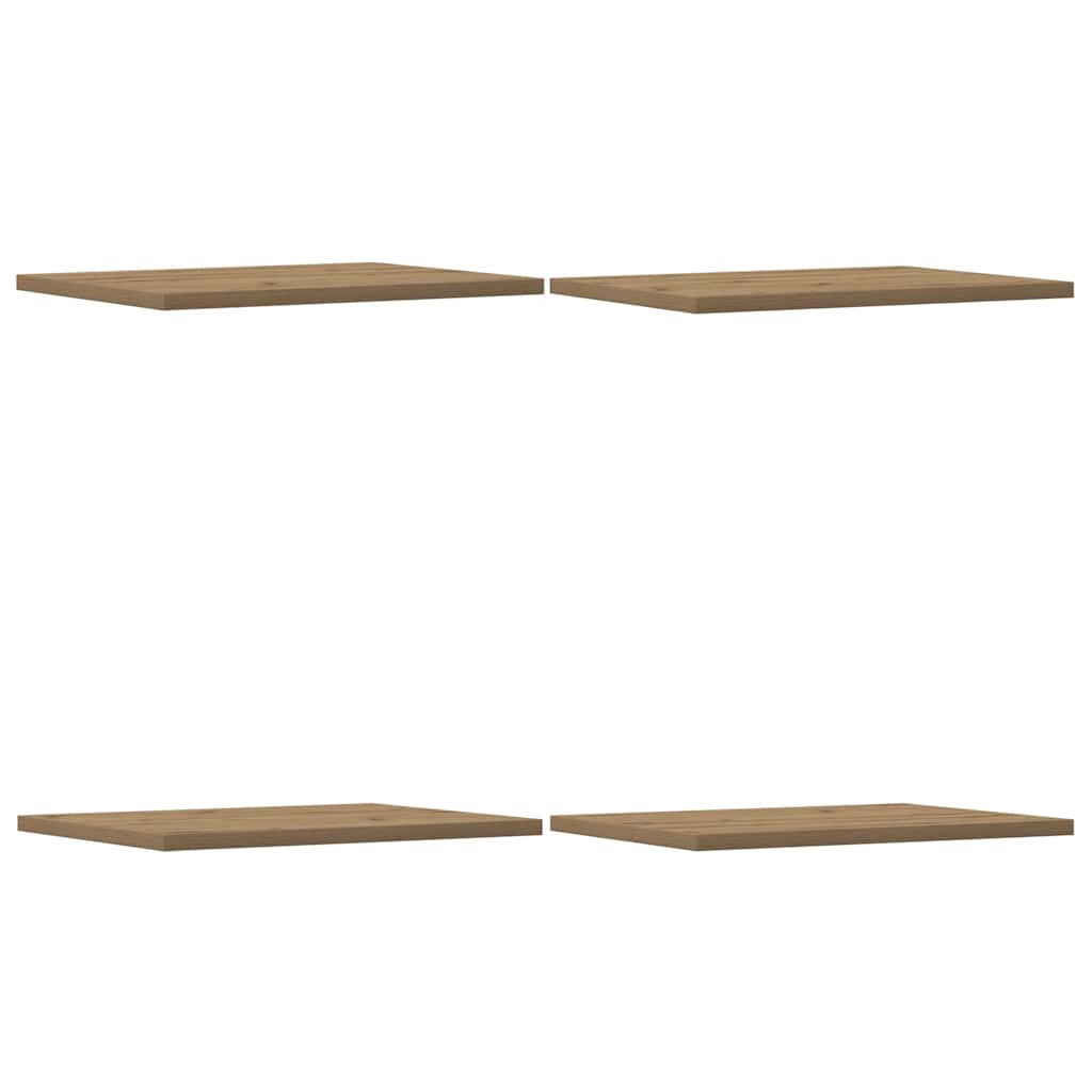 vidaXL Bookshelf Boards 4 pcs Artisan Oak 40x30x1,5 cm Engineered Wood