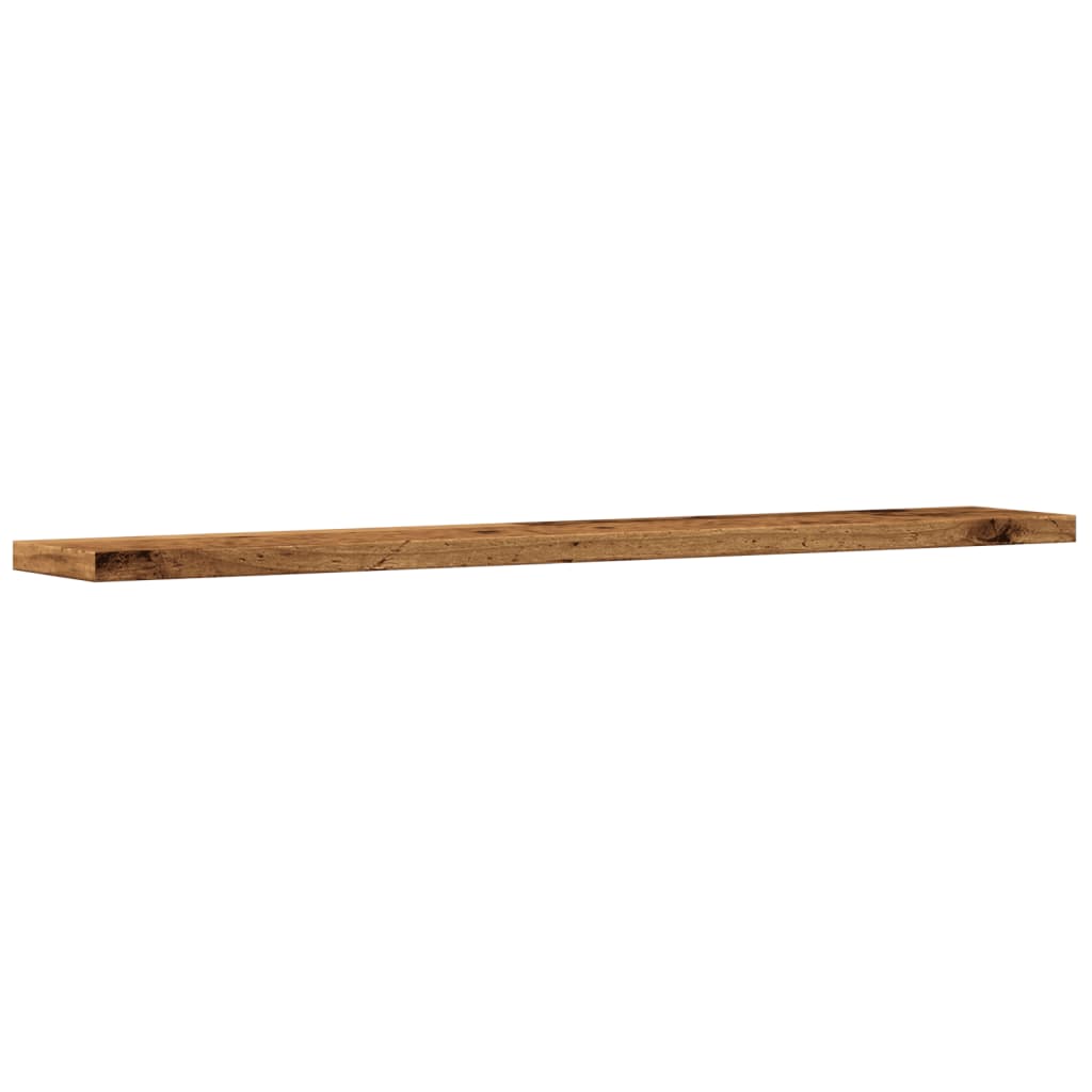 vidaXL Bookshelf Boards 4 pcs Old Wood 60x10x1.5 cm Engineered Wood