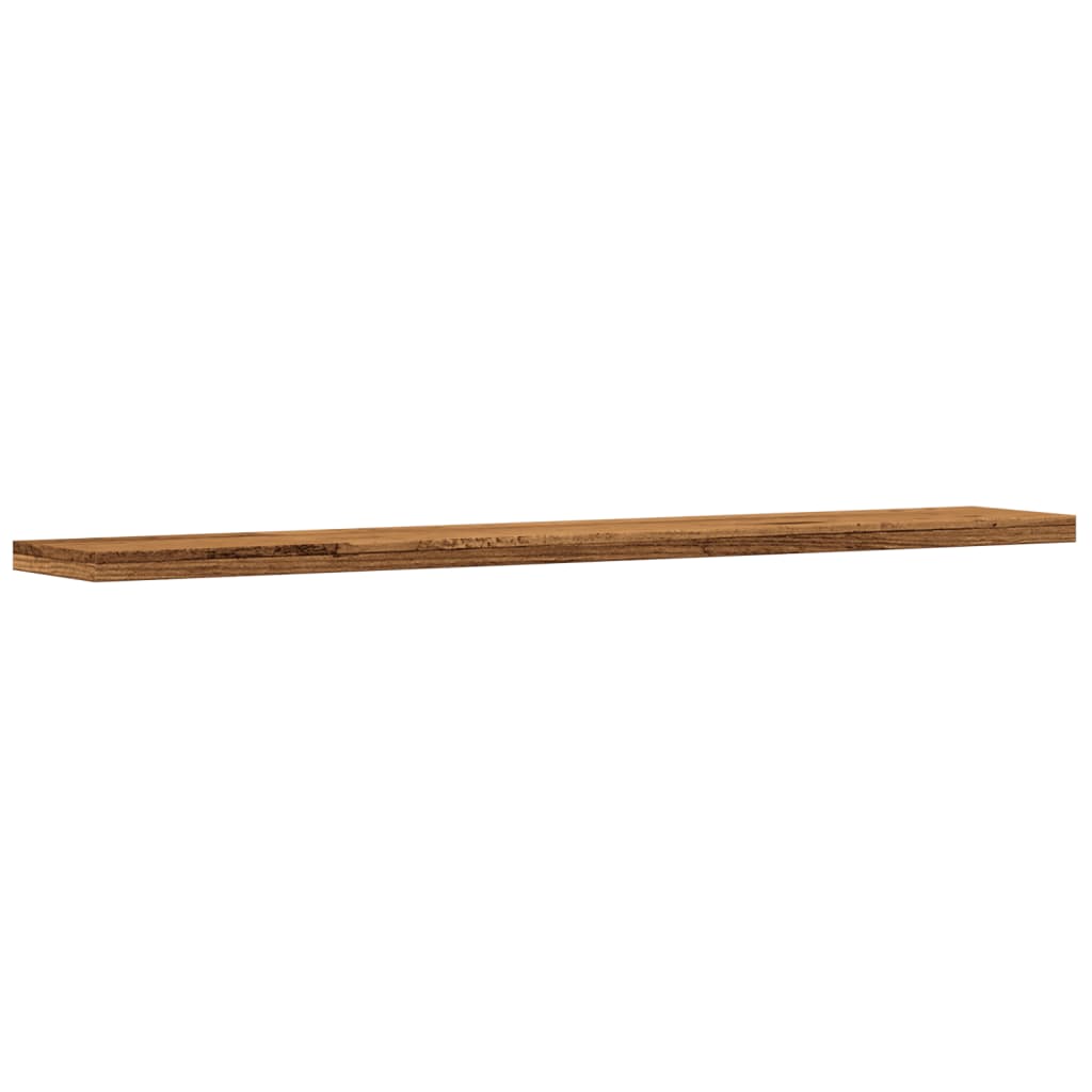 vidaXL Wall Shelves 4 pcs Old Wood 60x20x1.5 cm Engineered Wood