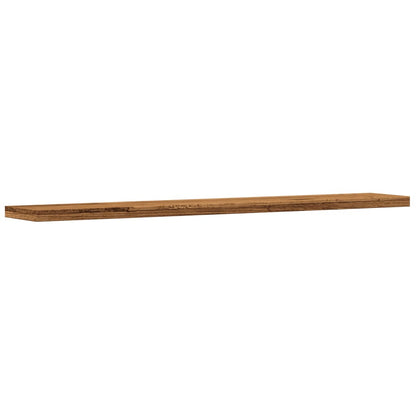 vidaXL Wall Shelves 4 pcs Old Wood 60x20x1.5 cm Engineered Wood