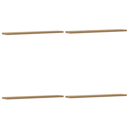 vidaXL Wall Shelves 4 pcs Artisan Oak 60x20x1,5 cm Engineered Wood