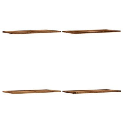 vidaXL Wall Shelves 4 pcs Old Wood 60x30x1,5 cm Engineered Wood