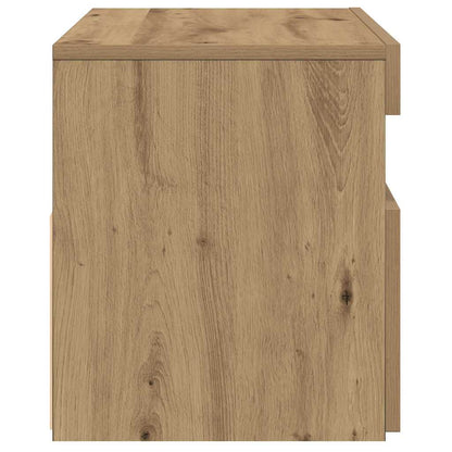 vidaXL TV Cabinets with LED Lights 2 pcs Artisan Oak Engineered Wood