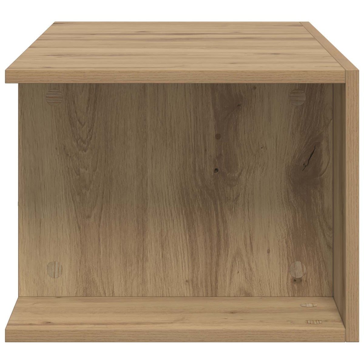vidaXL TV Cabinet with LED Lights Artisan Oak 90x39x30 cm