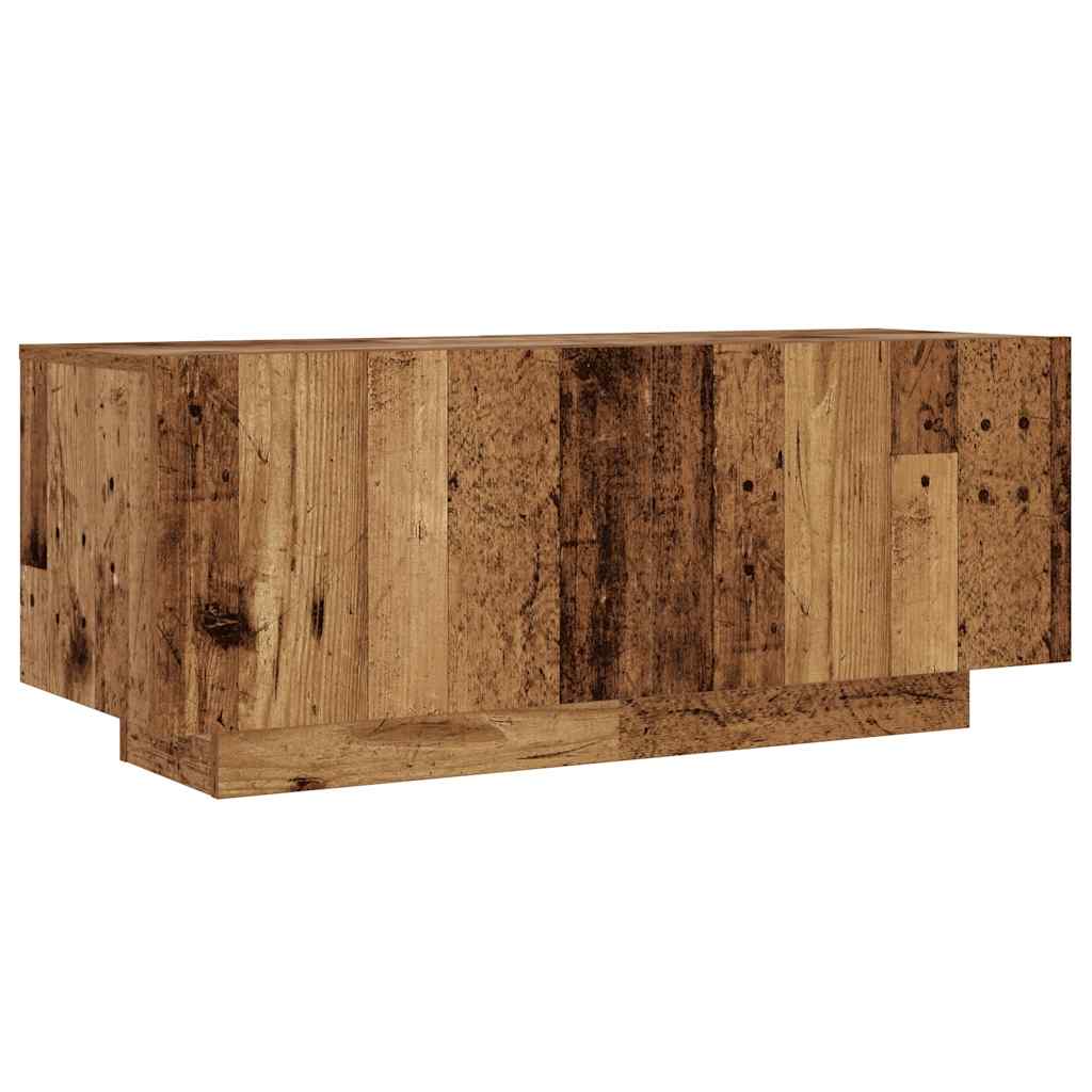 vidaXL TV Cabinet Old Wood 100x35x40 cm Engineered Wood