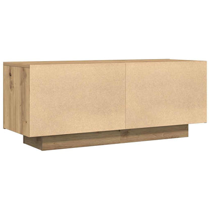 vidaXL TV Cabinet Artisan Oak 100x35x40 cm Engineered Wood