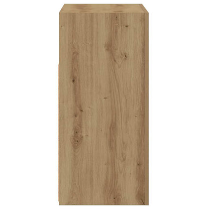 vidaXL Sideboard with LED Lights Artisan Oak 80x35x75 cm