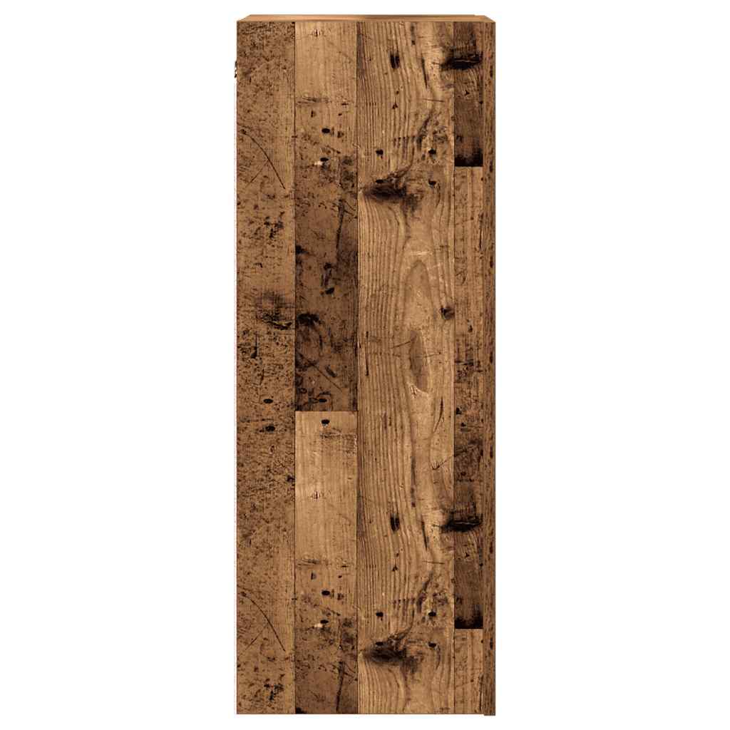 vidaXL TV Cabinet Old Wood 30.5x30x90 cm Engineered Wood