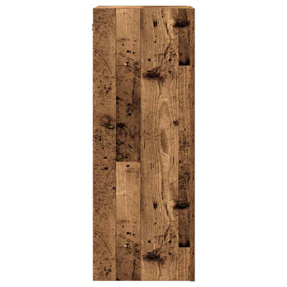 vidaXL TV Cabinet Old Wood 30.5x30x90 cm Engineered Wood