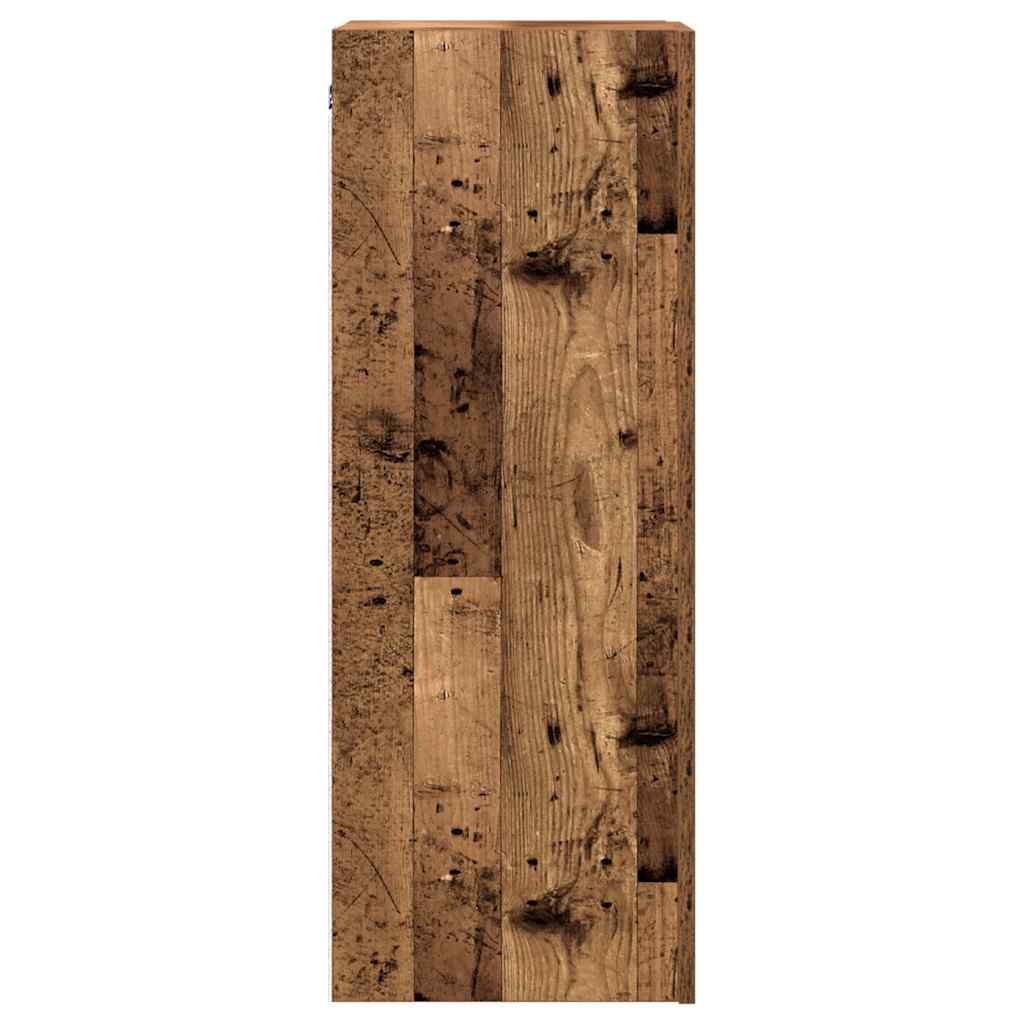 vidaXL 2 Piece TV Cabinet Set Old Wood 30,5x30x90 cm Engineered Wood