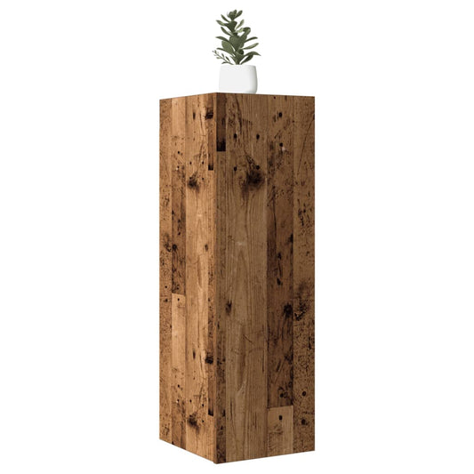 vidaXL 2 Piece TV Cabinet Set Old Wood 30,5x30x90 cm Engineered Wood