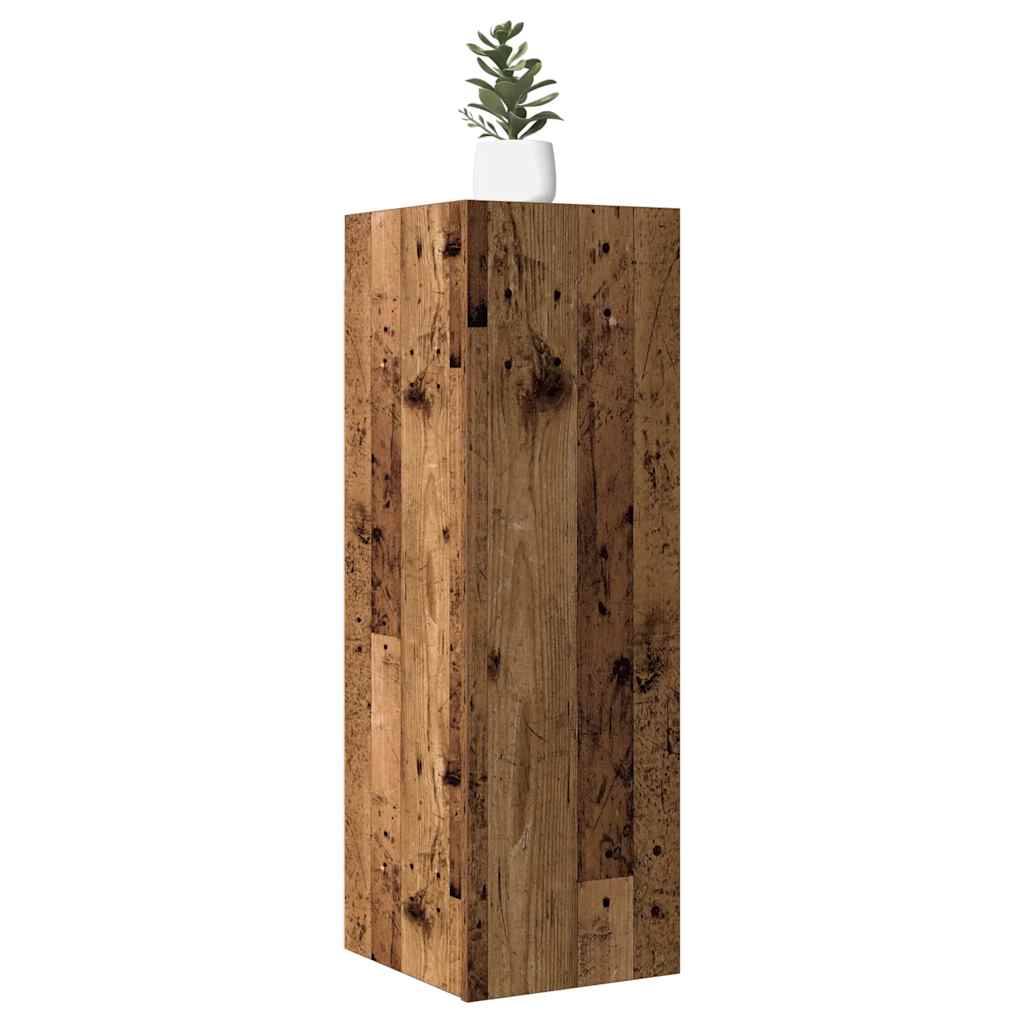 vidaXL 2 Piece TV Cabinet Set Old Wood 30,5x30x90 cm Engineered Wood