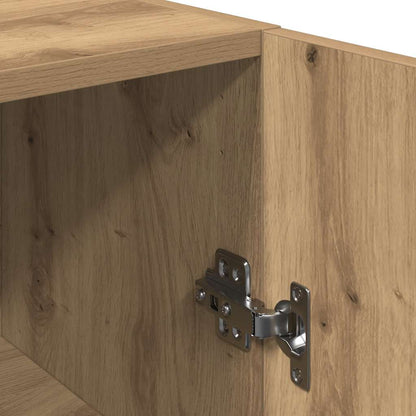 vidaXL TV Cabinet Artisan Oak 30.5x30x90 cm Engineered Wood