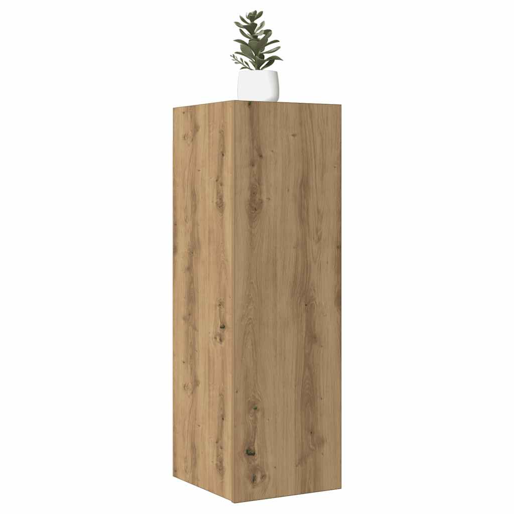 vidaXL TV Cabinet Artisan Oak 30.5x30x90 cm Engineered Wood