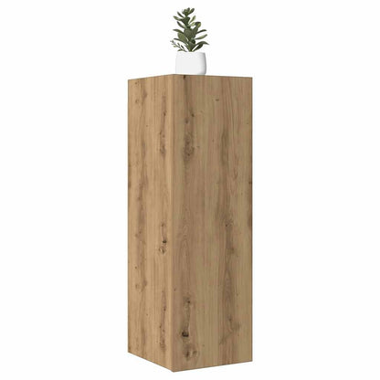 vidaXL 2 Piece TV Cabinet Set Artisan Oak 30,5x30x90 cm Engineered Wood