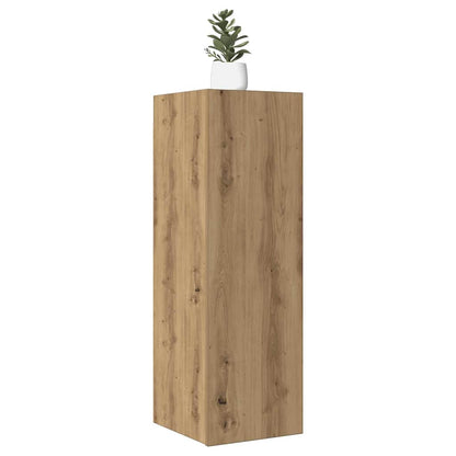 vidaXL TV Cabinets 2 pcs Artisan Oak 30.5x30x90 cm Engineered Wood