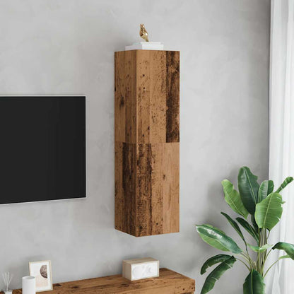 vidaXL TV Cabinet Old Wood 30.5x30x110 cm Engineered Wood
