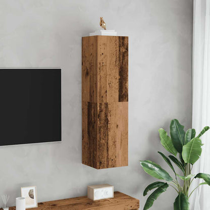 vidaXL TV Cabinet Old Wood 30,5x30x110 cm Engineered Wood