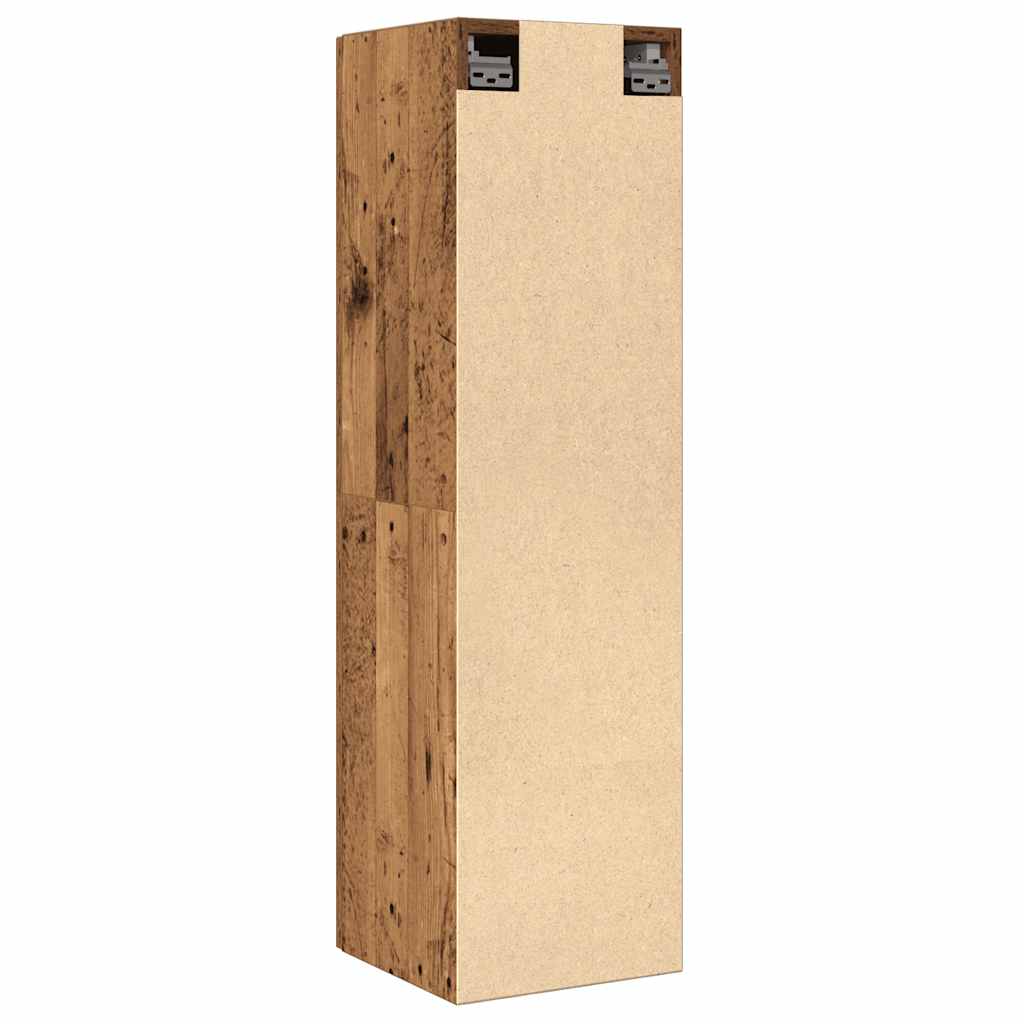 vidaXL TV Cabinet Old Wood 30.5x30x110 cm Engineered Wood