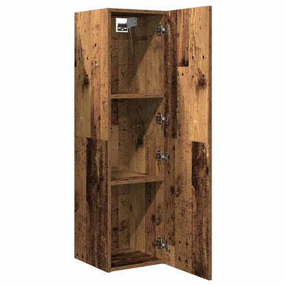 vidaXL TV Cabinet Old Wood 30.5x30x110 cm Engineered Wood