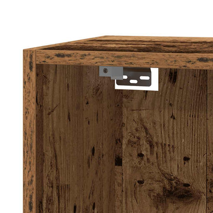vidaXL TV Cabinet Old Wood 30.5x30x110 cm Engineered Wood