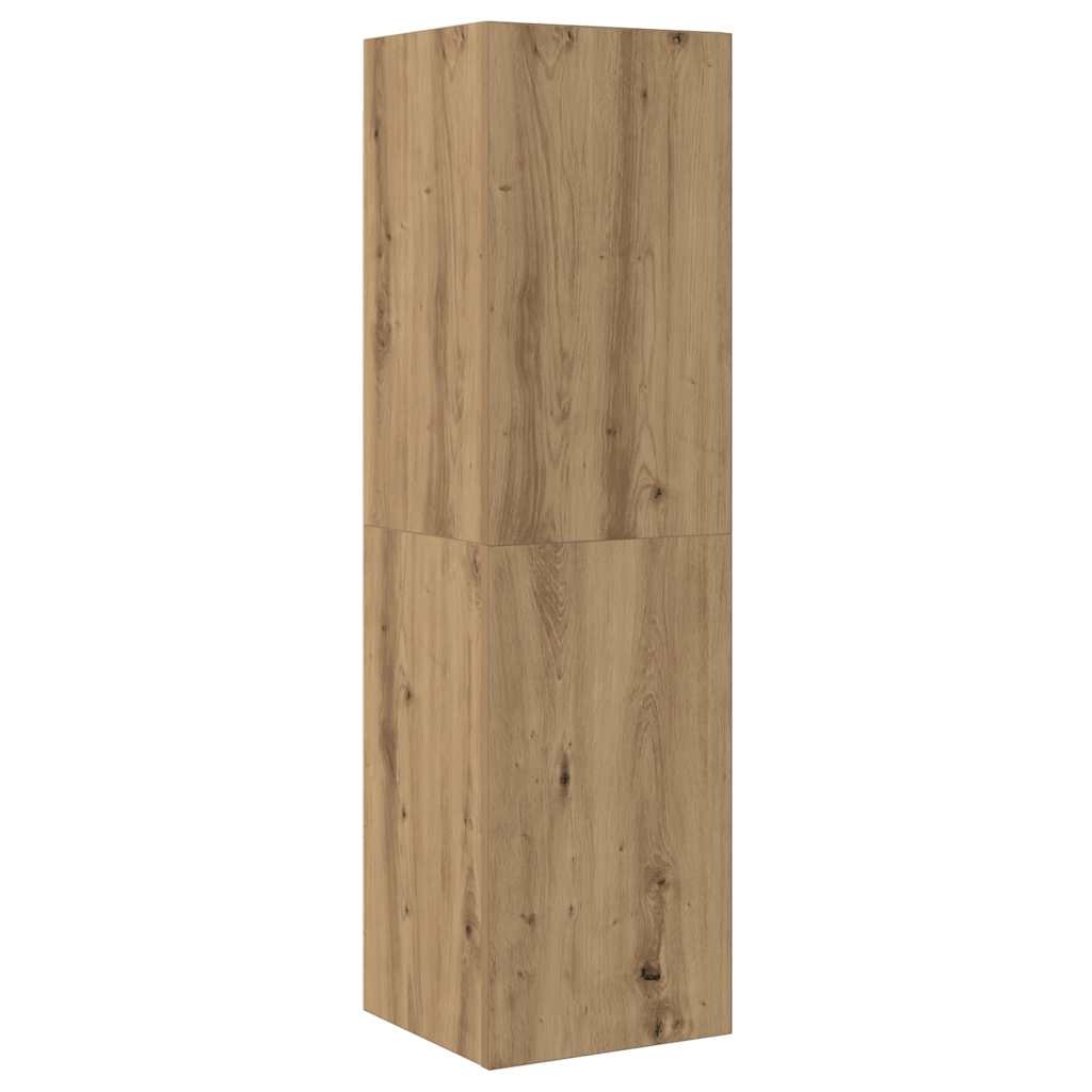 vidaXL TV Cabinet Artisan Oak 30.5x30x110 cm Engineered Wood
