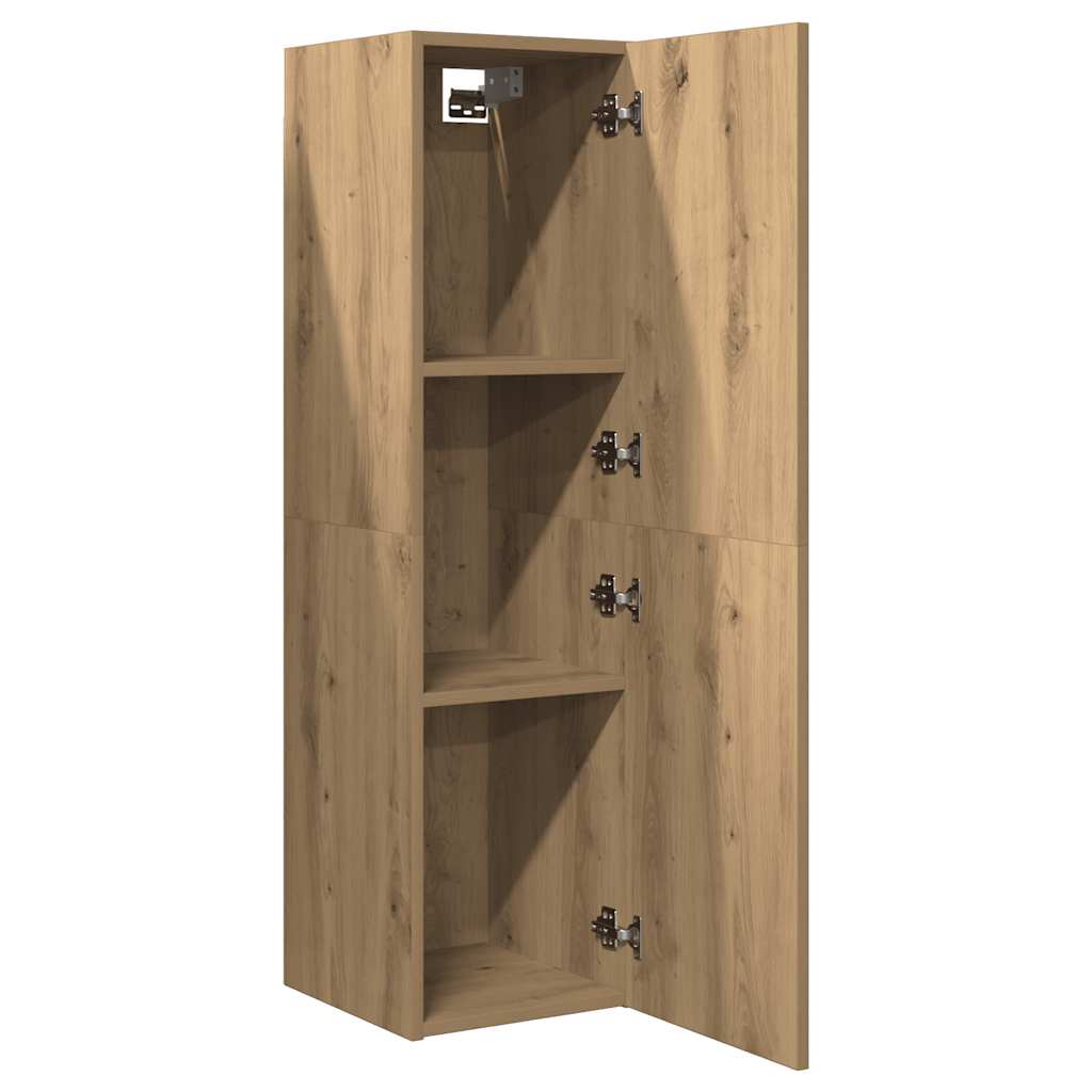 vidaXL TV Cabinet Artisan Oak 30.5x30x110 cm Engineered Wood