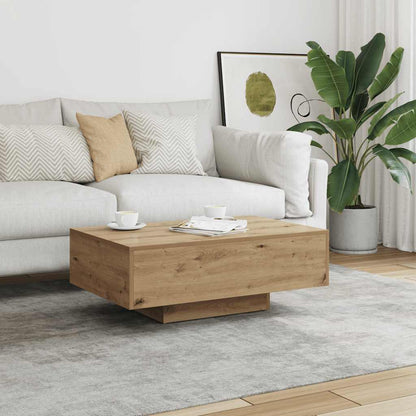 vidaXL Coffee Table Artisan Oak 85x55x31 cm Engineered Wood