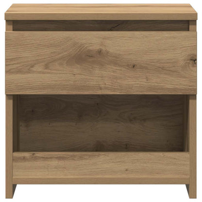 vidaXL Bedside Cabinet Artisan Oak 40x30x39 cm Engineered Wood