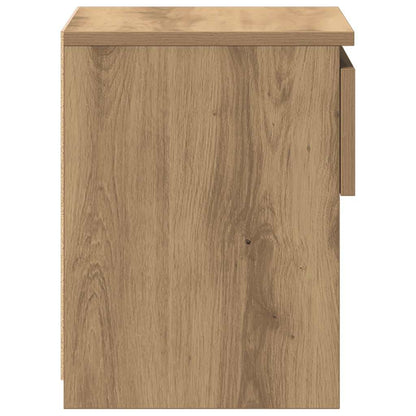 vidaXL Bedside Cabinet Artisan Oak 40x30x39 cm Engineered Wood
